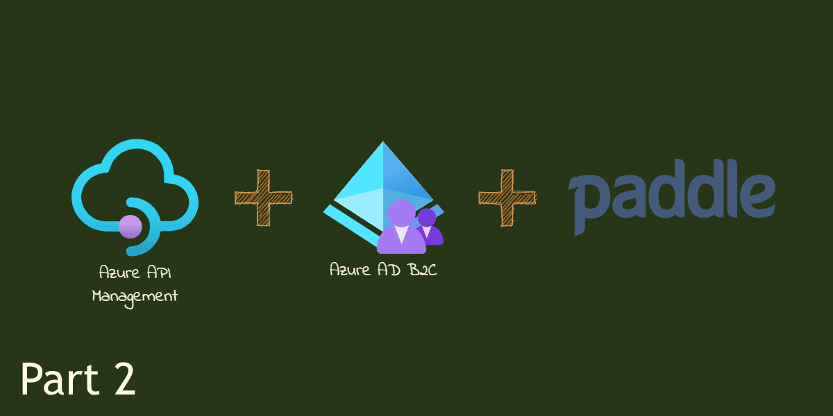 Connecting Azure API Management, Azure AD B2C, and Paddle with .net 5 Razor App, Part 2
