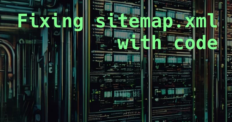 Hashnode sitemap.xml is broken.
Here is how I fixed it